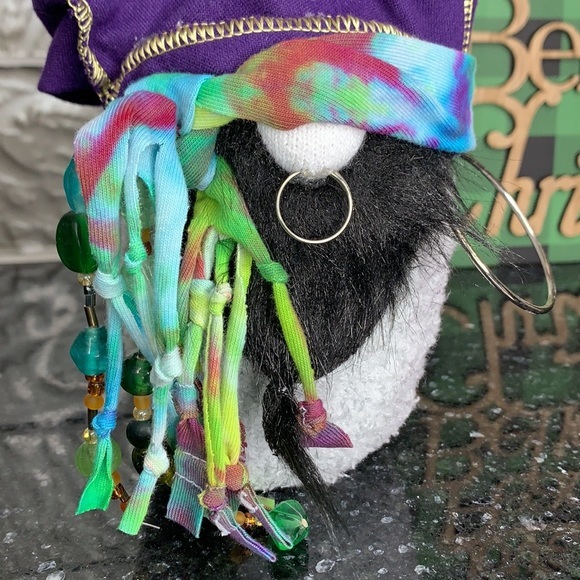 Bearded Pirate Fuzzy Sock Gnome - Picture 3 of 8